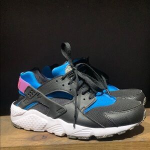 Kids Black and Blue Sneakers